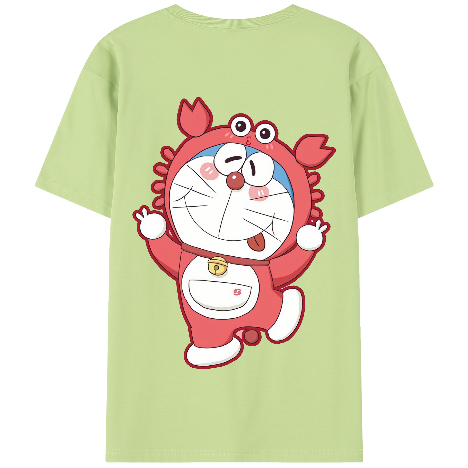 （画像用） ドラえもん Doraemon 綿100％半袖Tシャツ（背面プリント）